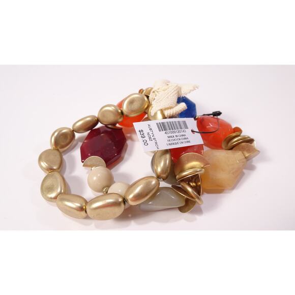 Chico's Women's Multi Color Gemstone Austyn Stretch Bracelet NWT 39 - Picture 5 of 12